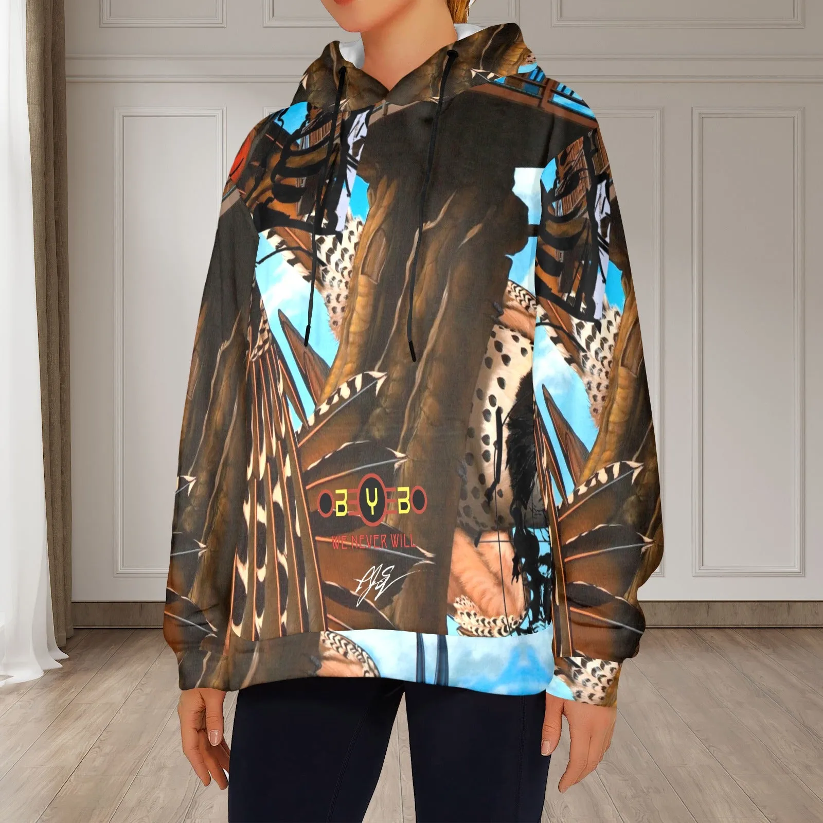 Home Invasion Women's Flannel Hoodie