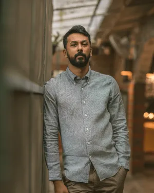 Houndstooth Linen Shirts