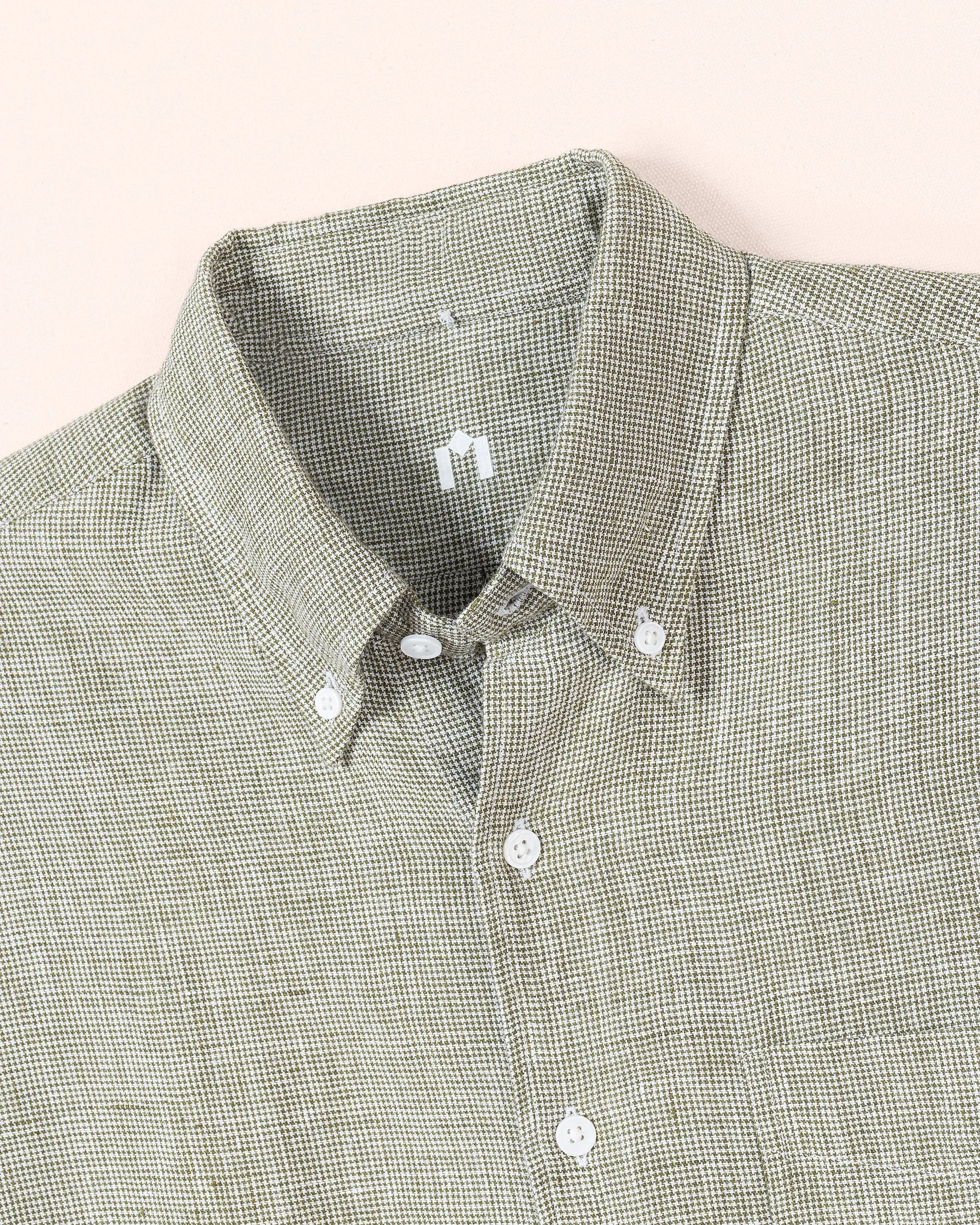Houndstooth Linen Shirts