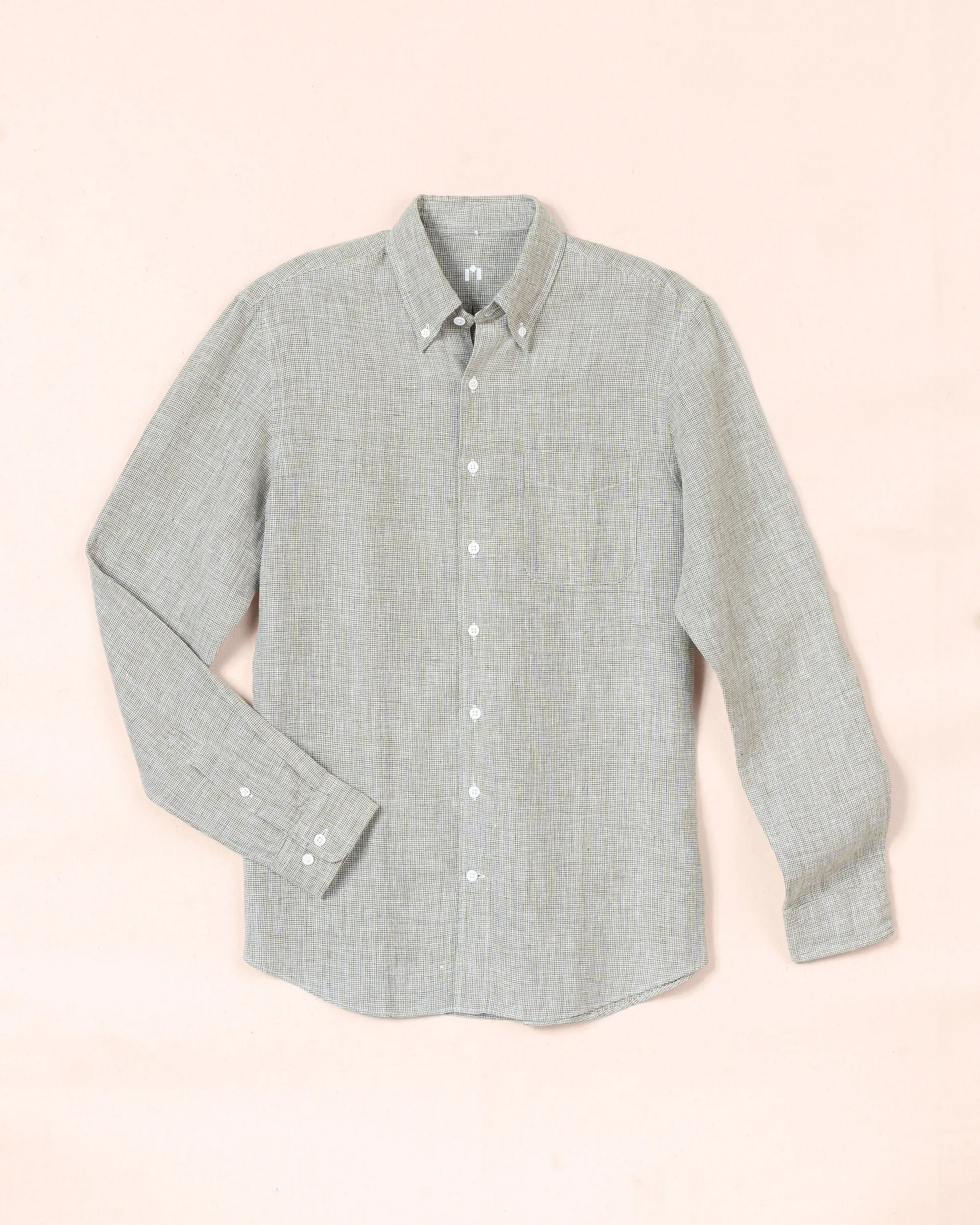 Houndstooth Linen Shirts