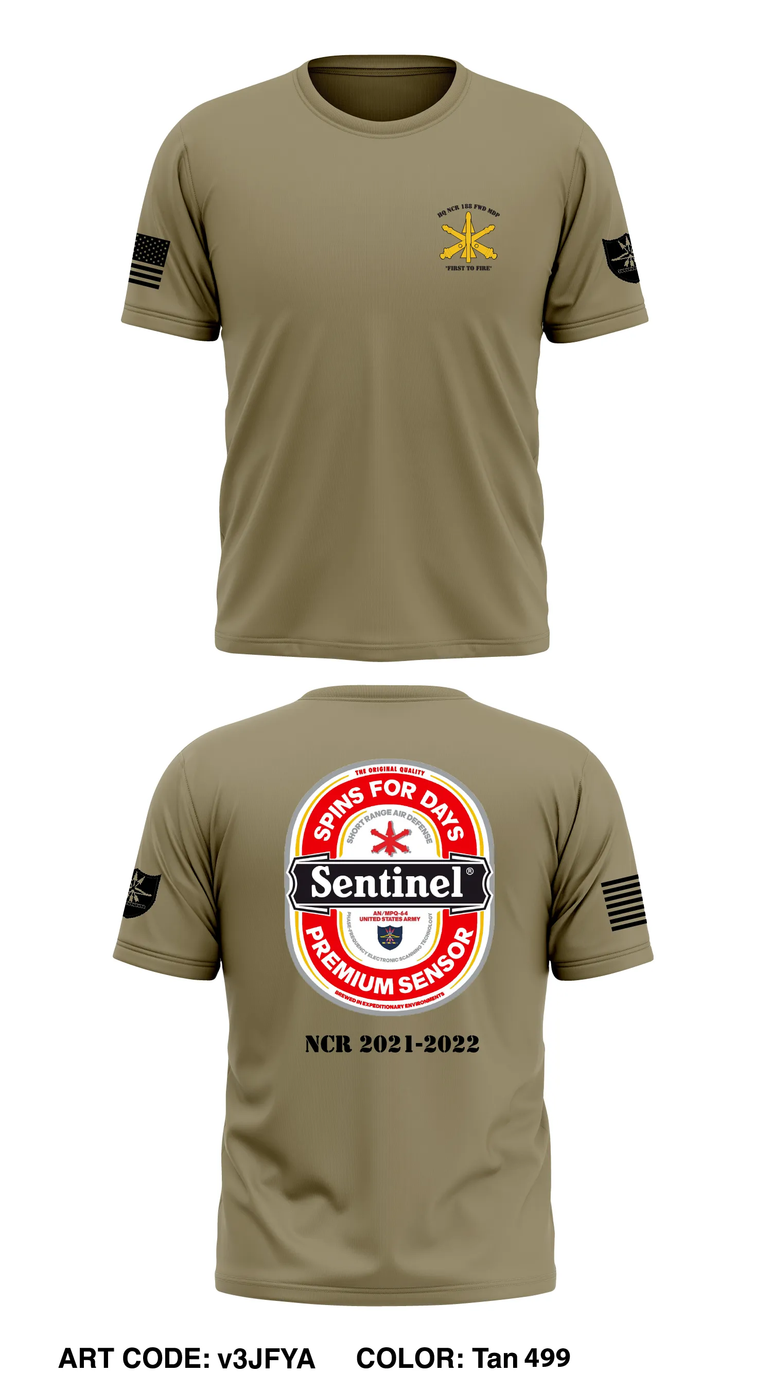 HQ NCR 188 ADA FWD MDP Store 1 Core Men's SS Performance Tee - v3JFYA