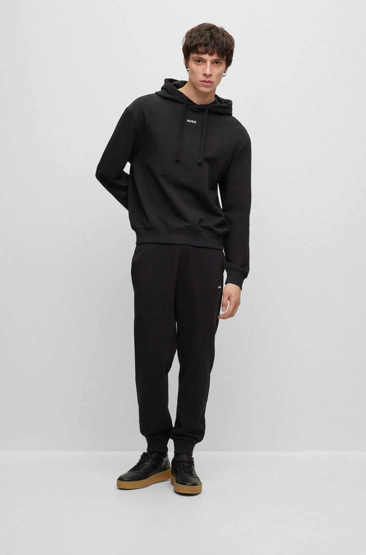 HUGO Hoodies Relaxed Fit in Cotton - DAPO 10231445 01-50486478