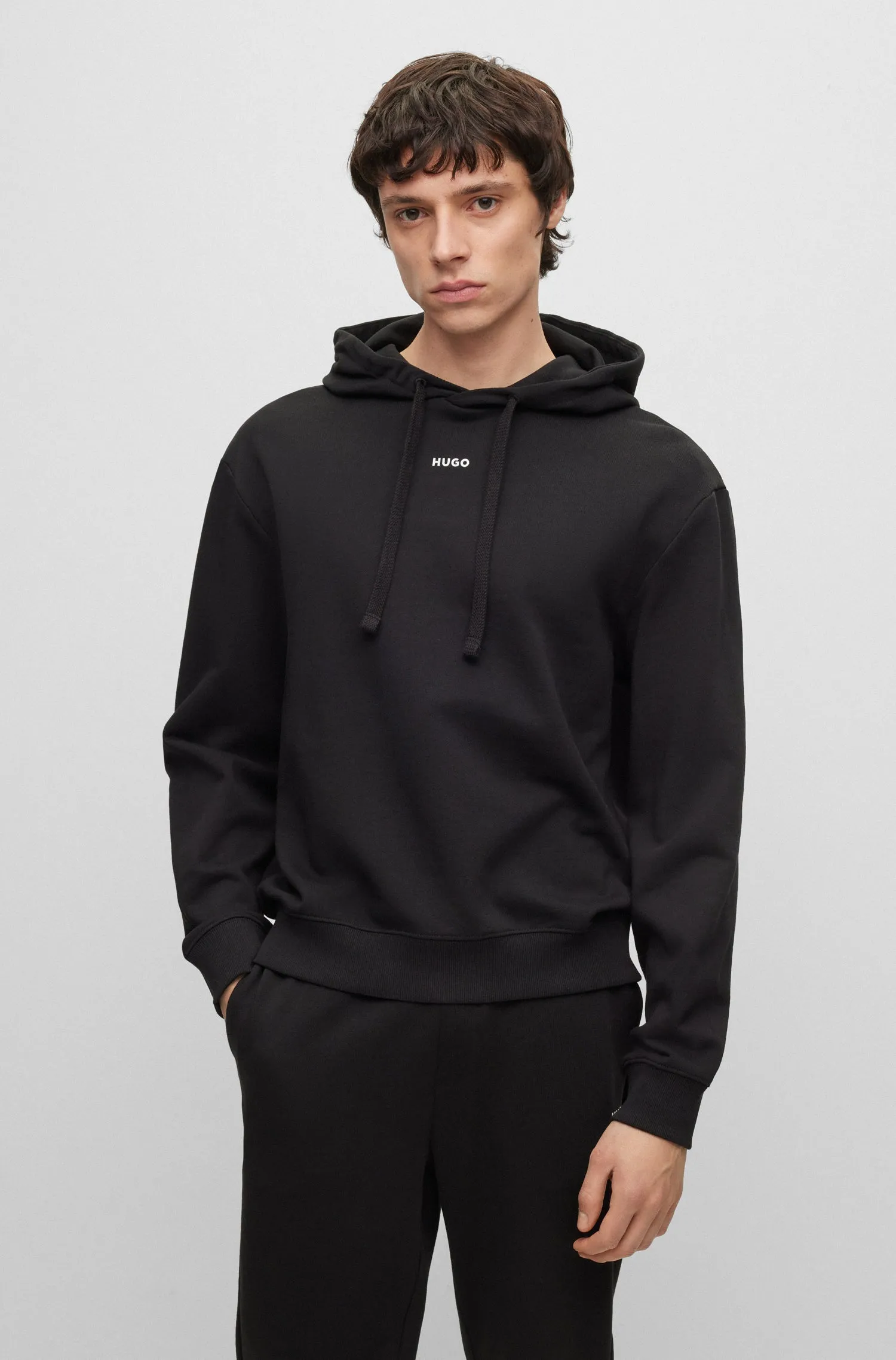 HUGO Hoodies Relaxed Fit in Cotton - DAPO 10231445 01-50486478