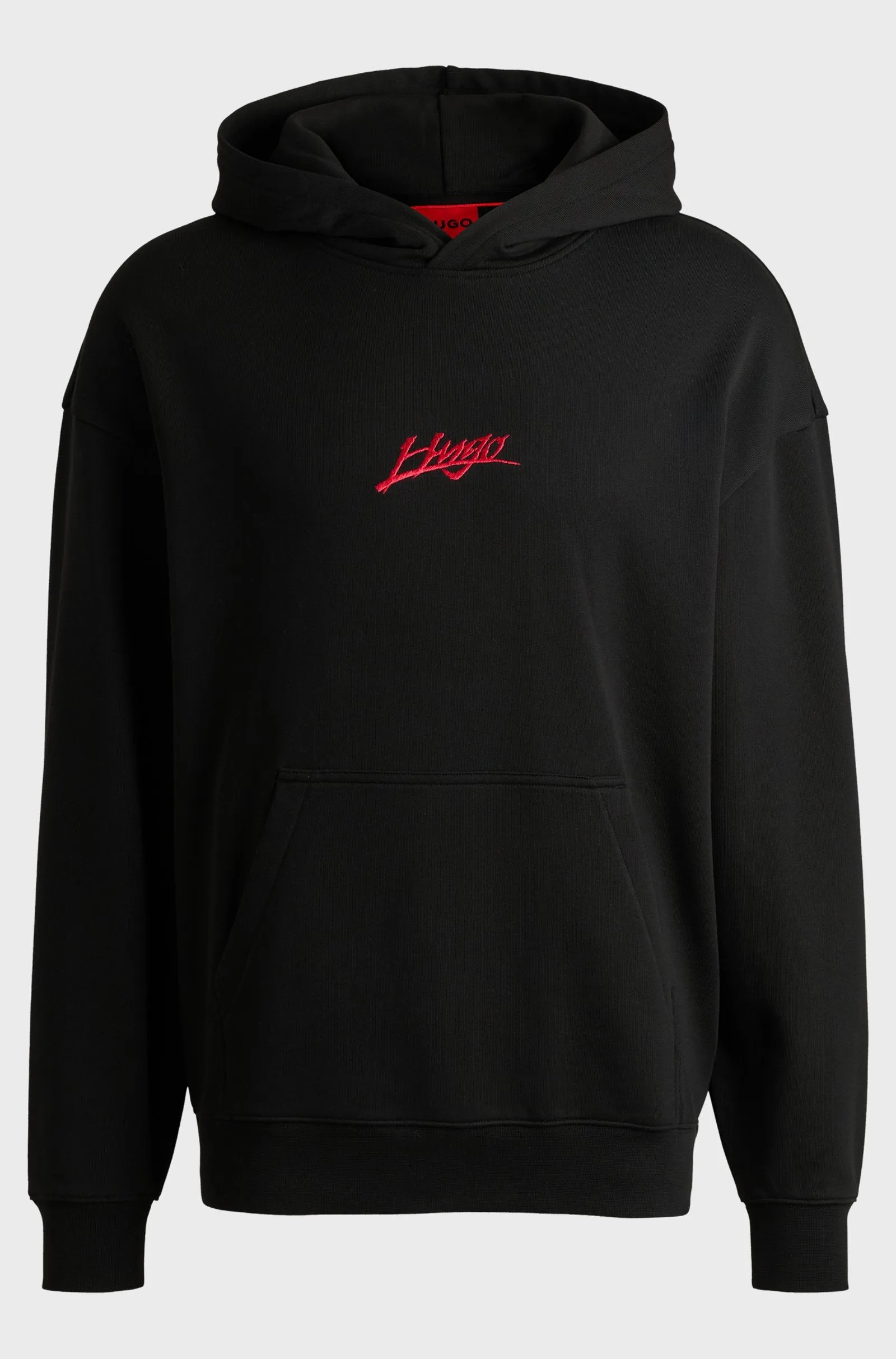 HUGO Hoodies Relaxed Fit in Cotton - DLOGOLONG 10249110 01-50521070
