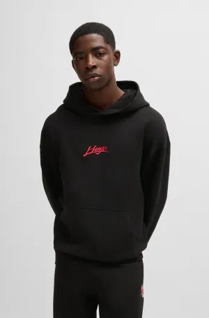 HUGO Hoodies Relaxed Fit in Cotton - DLOGOLONG 10249110 01-50521070