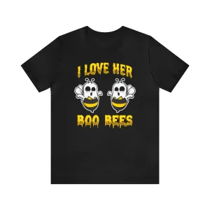 I Love Her Boobies | Deluxe Black Tee