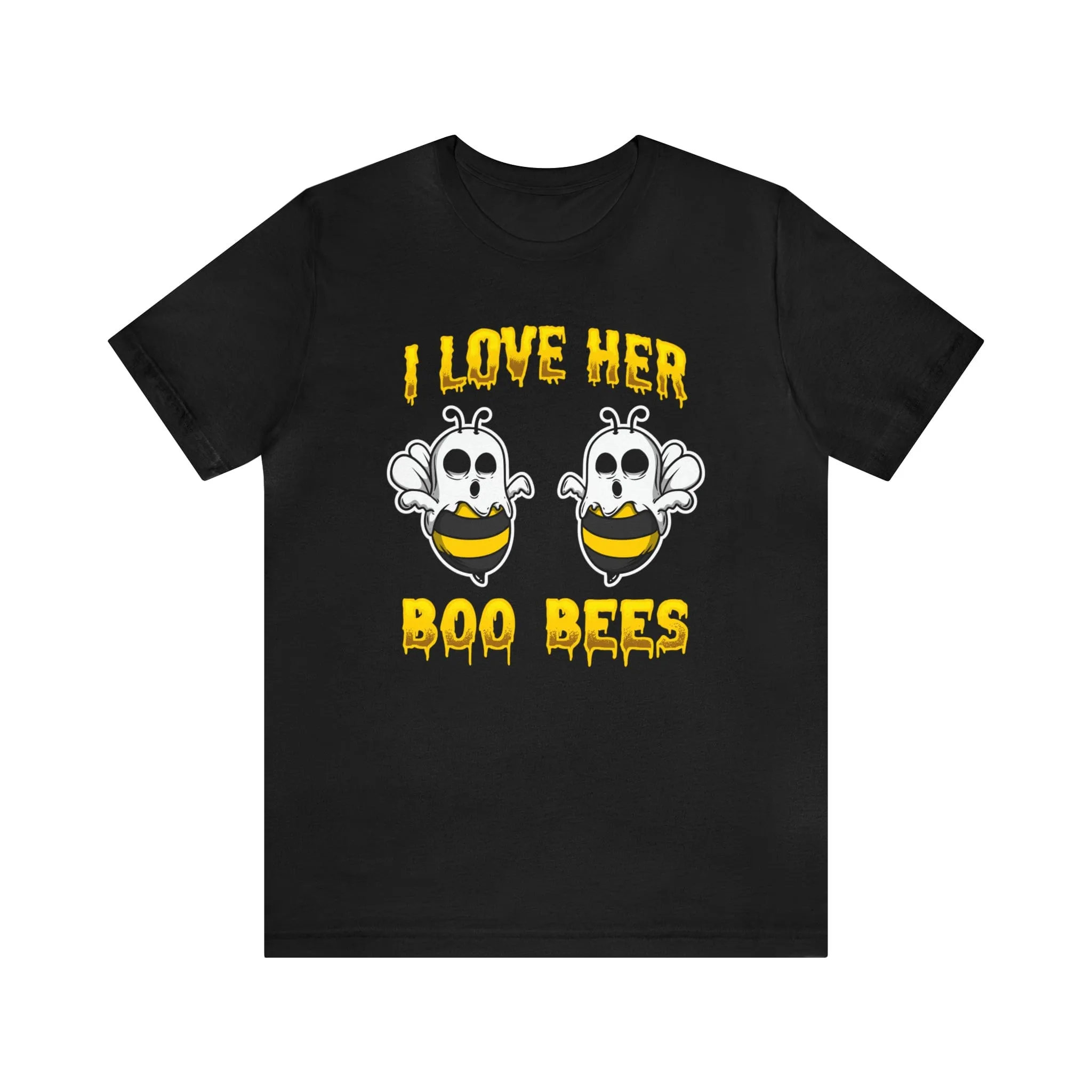 I Love Her Boobies | Deluxe Black Tee