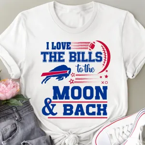 I Love The Teams to The Moon and Back Shirt - BFLB