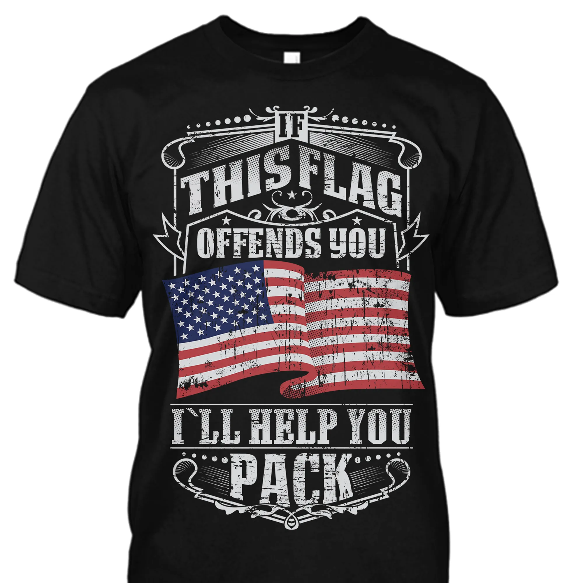 If This Flag Offends You I'll Help You Pack Shirt