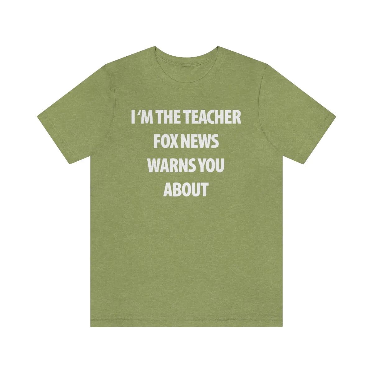 I'm the Teacher Fox News Warns You About