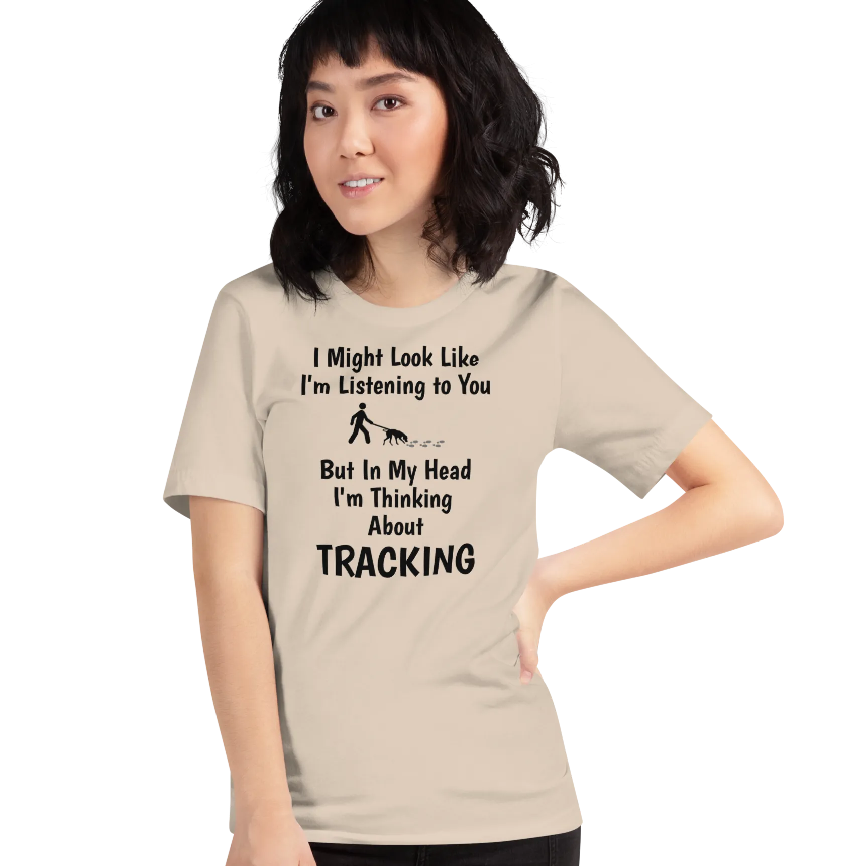 I'm Thinking About Tracking T-Shirts - Light