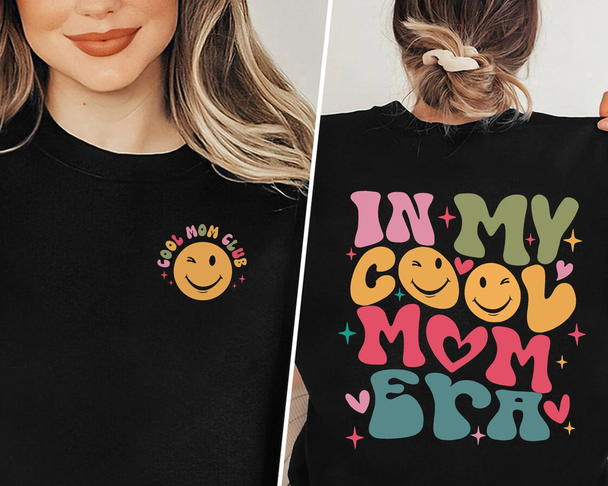 In My Cool Mom Era Sweatshirt, Cool Moms Club T Shirt, Mama Era Shirt, Mom Shirt Gift, New Mom Shirt, Pregnancy Announcement