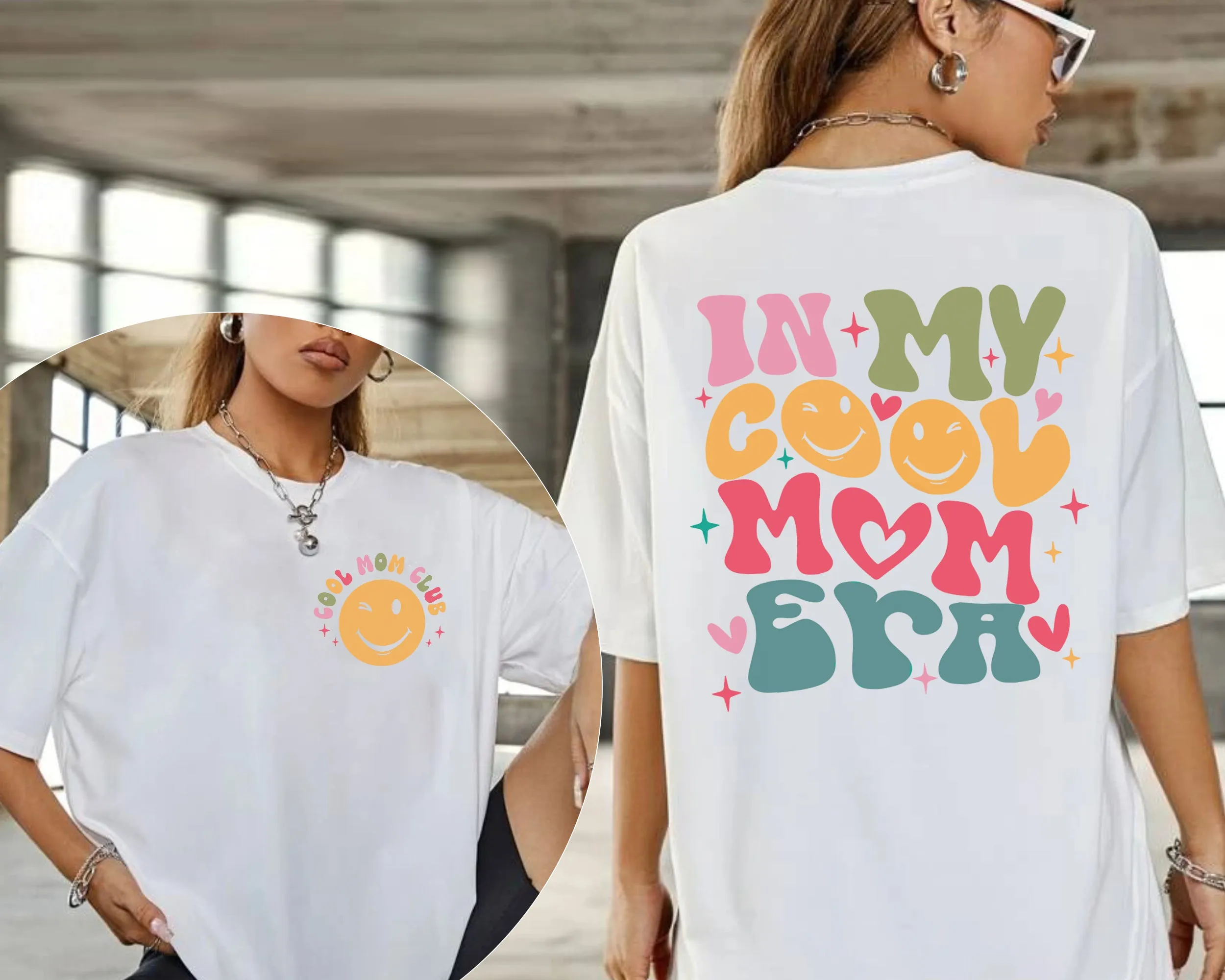 In My Cool Mom Era Sweatshirt, Cool Moms Club T Shirt, Mama Era Shirt, Mom Shirt Gift, New Mom Shirt, Pregnancy Announcement