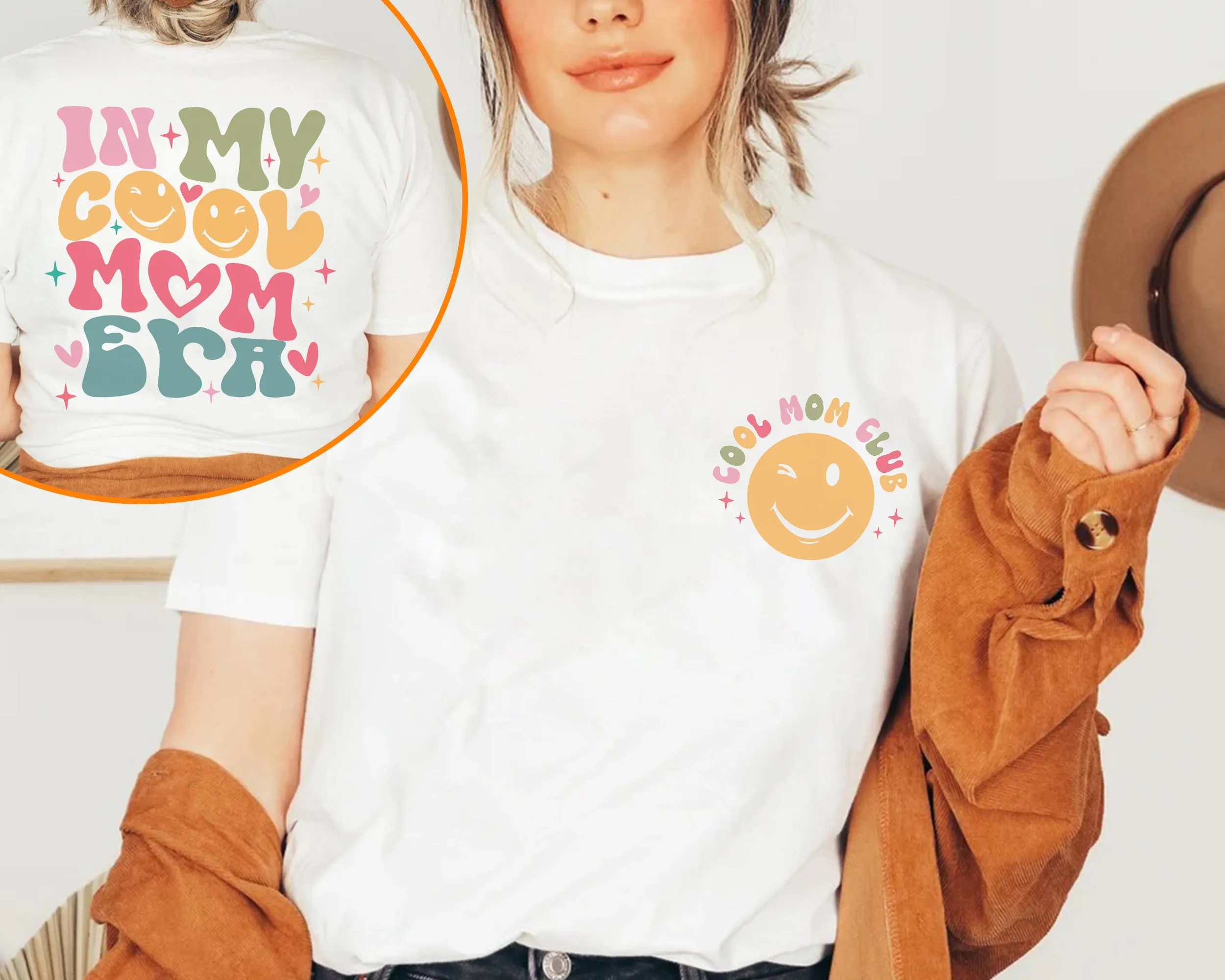 In My Cool Mom Era Sweatshirt, Cool Moms Club T Shirt, Mama Era Shirt, Mom Shirt Gift, New Mom Shirt, Pregnancy Announcement