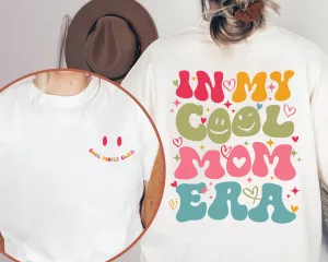 In My Cool Mom Era T-shirt, Cool Moms Club T Shirt, Mama Era Shirt, Mom Shirt Gift, New Mom Shirt, Pregnancy Announcement