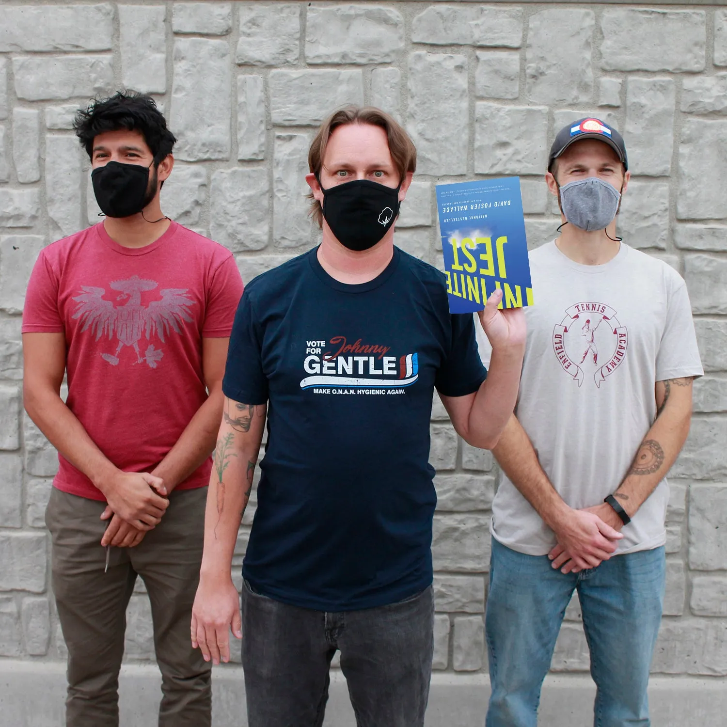 Infinite Jest David Foster Wallace 3-Tee Pack