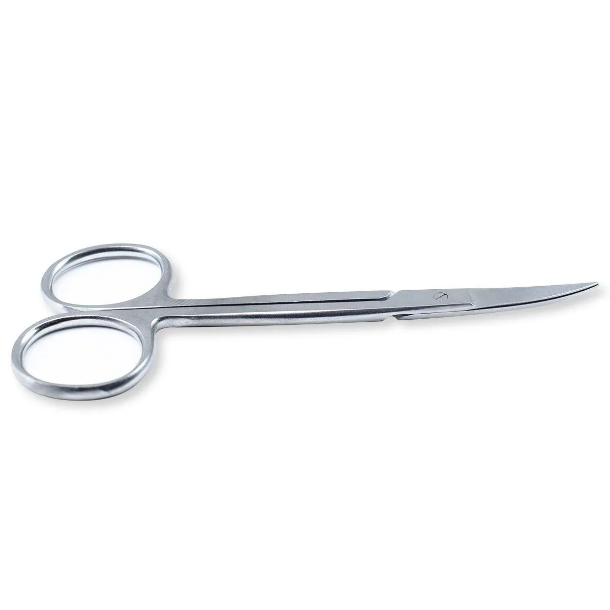 Iris Micro Dissecting Dental Lab Sharp Scissors, 4.5" (11.43cm) Fine Point Curved, Stainless Steel (Set of 5)
