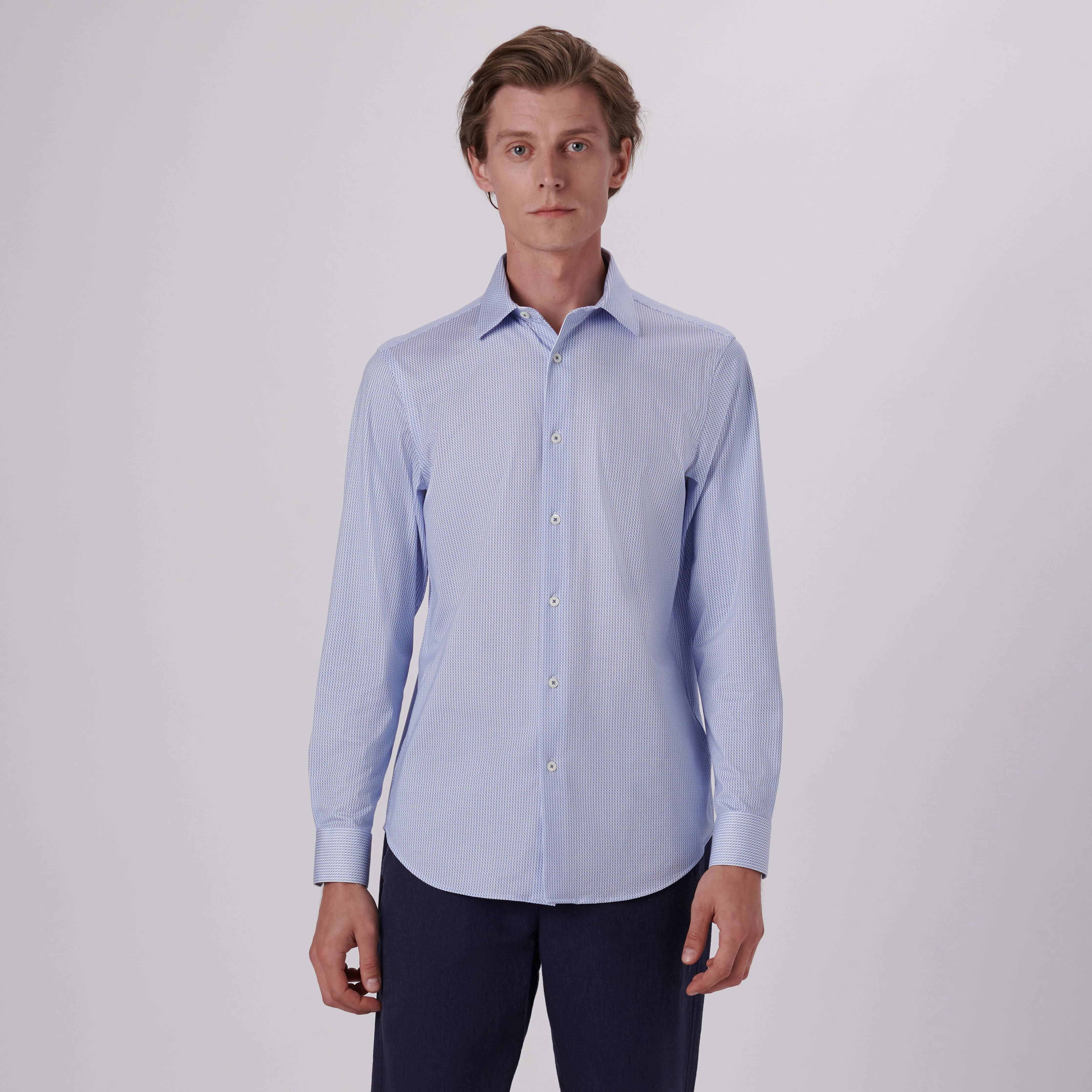 James Geometric Print OoohCotton Shirt