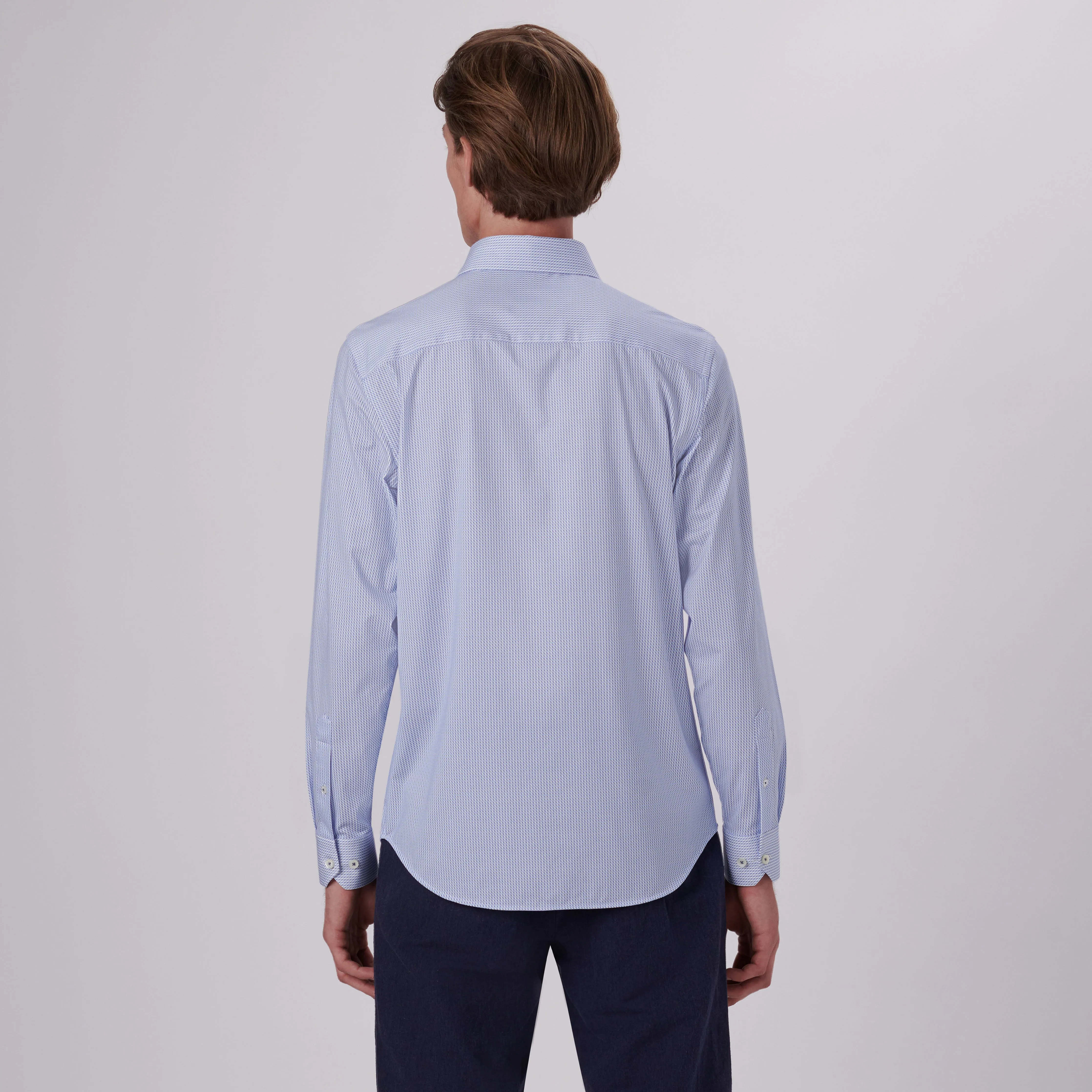 James Geometric Print OoohCotton Shirt