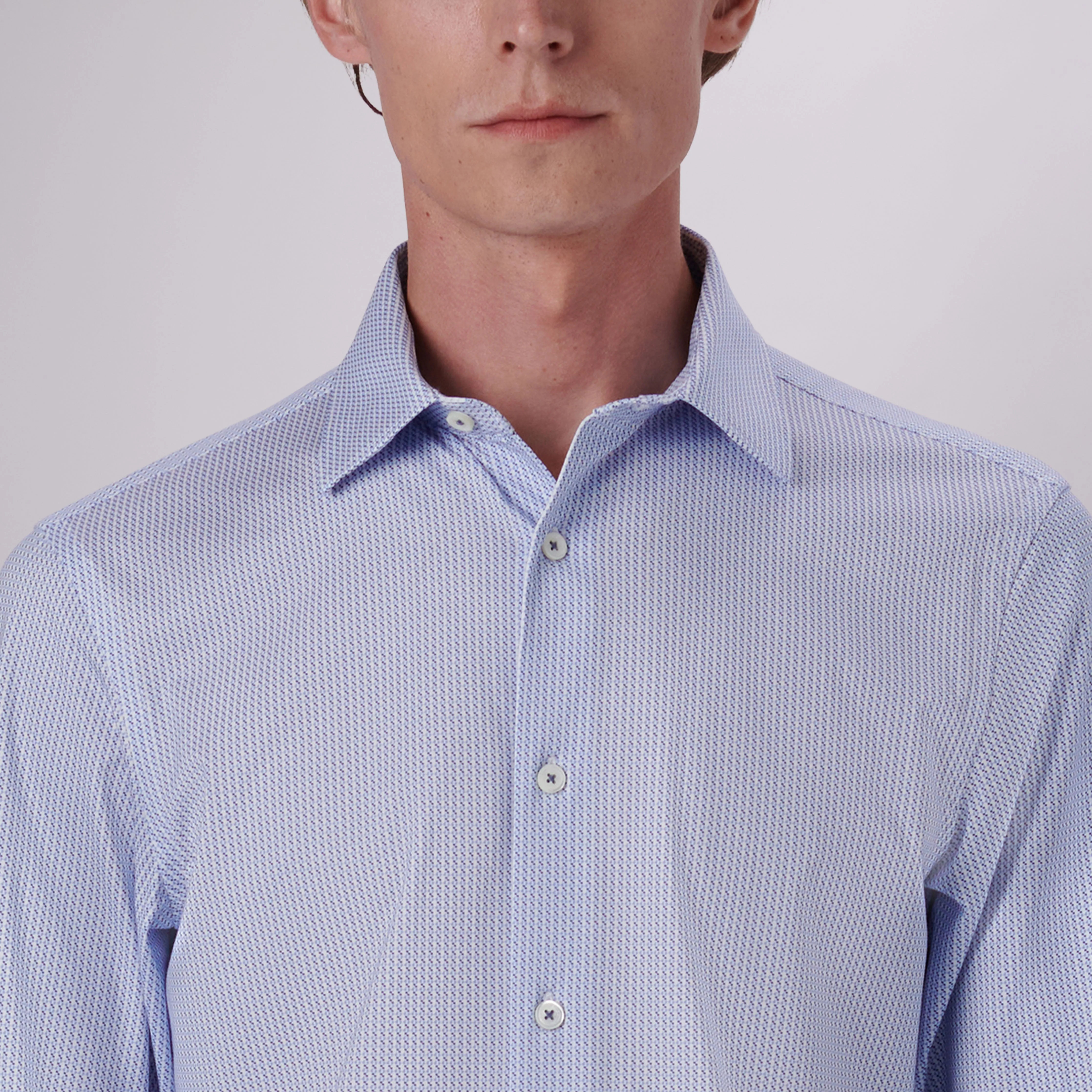 James Geometric Print OoohCotton Shirt