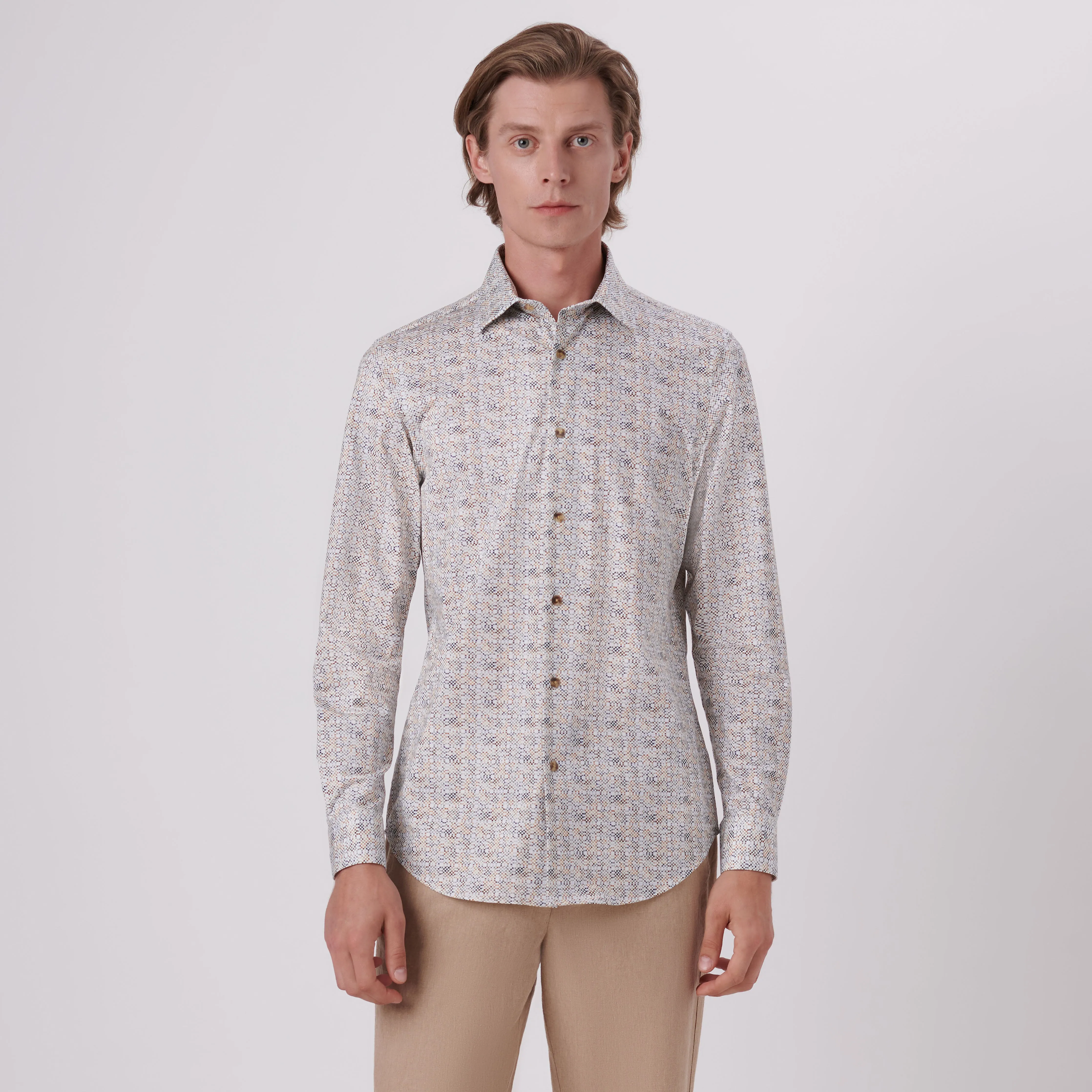 James Mosaic Print OoohCotton Shirt