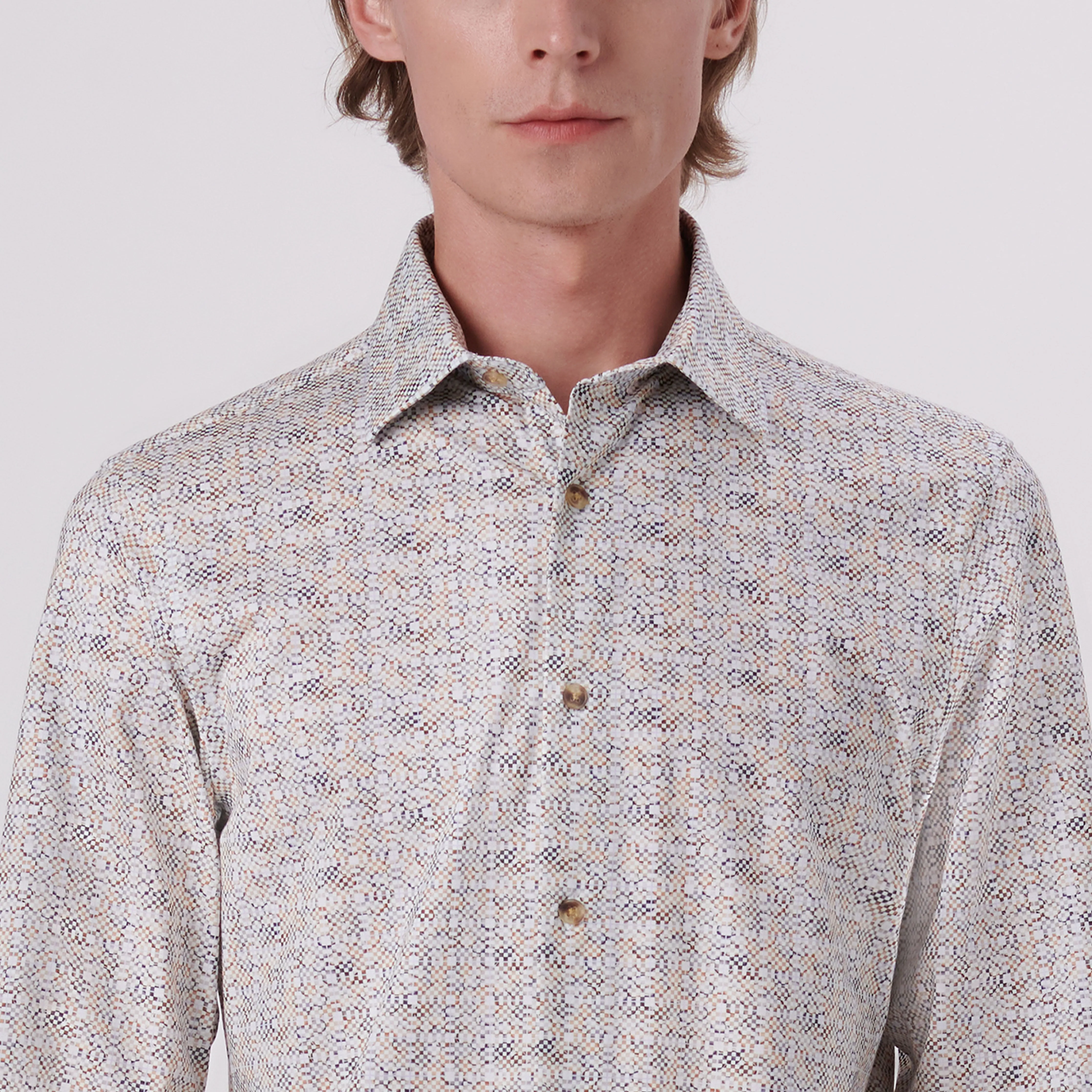 James Mosaic Print OoohCotton Shirt