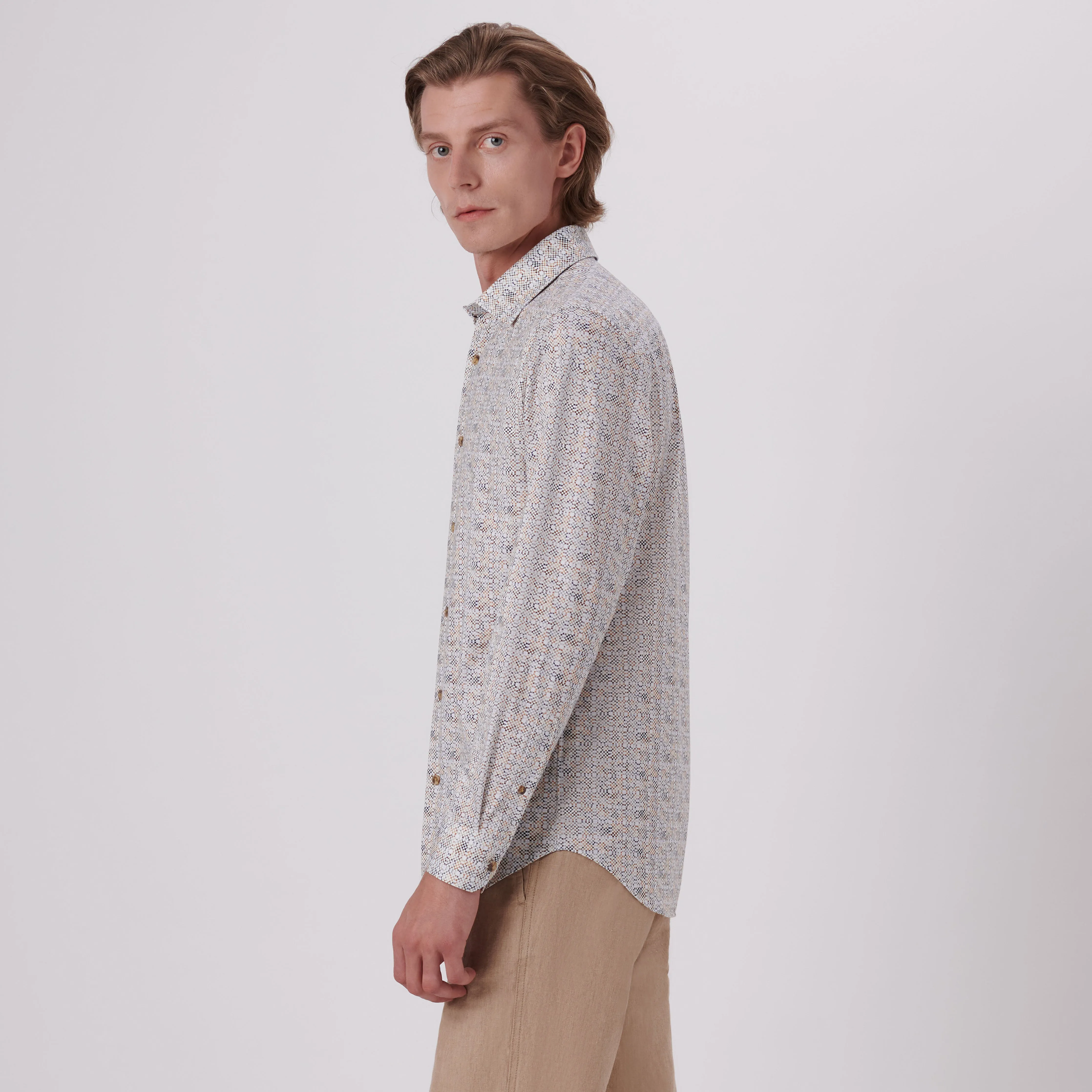 James Mosaic Print OoohCotton Shirt