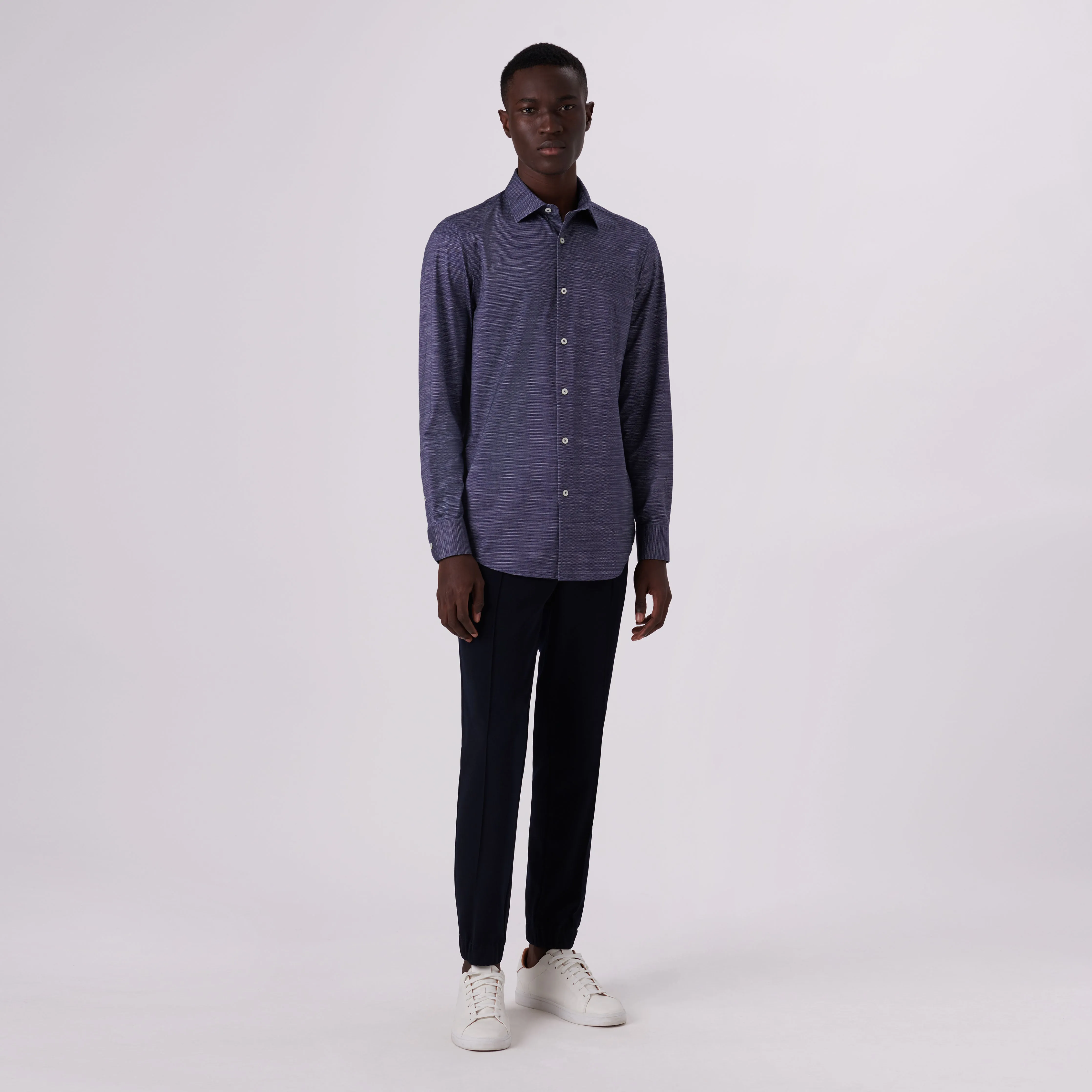 James Striated Print OoohCotton Shirt