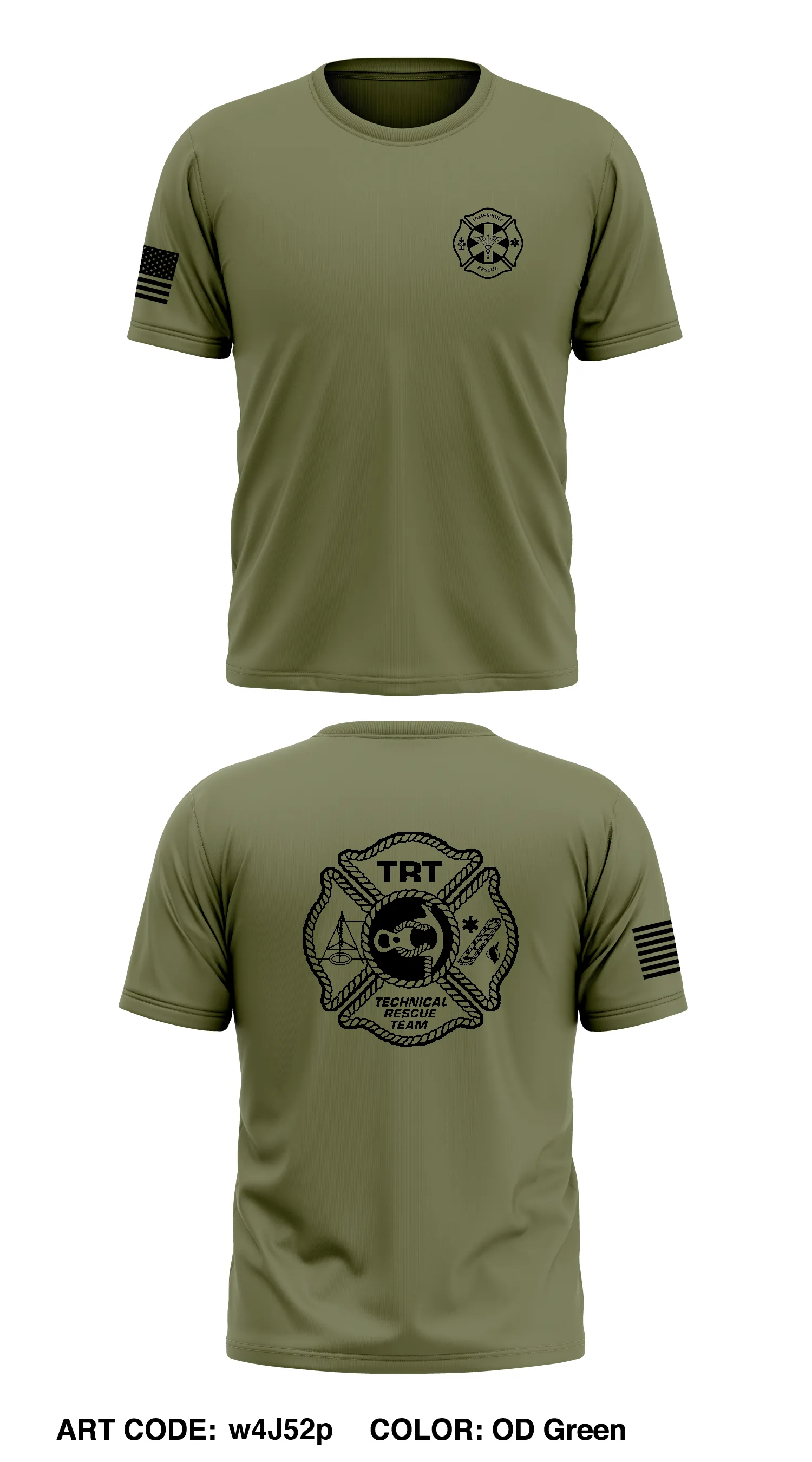 Jamesport Special Team Core Men's SS Performance Tee - w4J52p