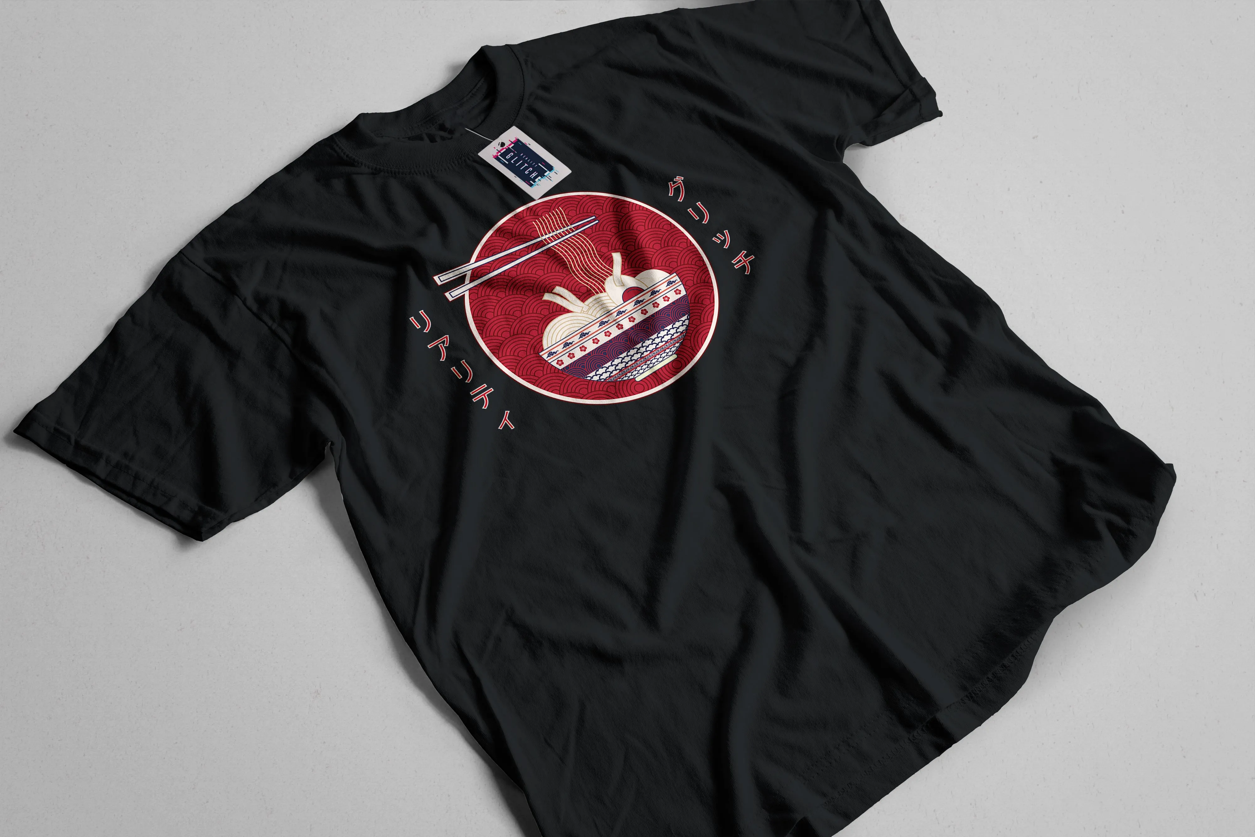 Japanese Ramen Noodle Mens T-Shirt