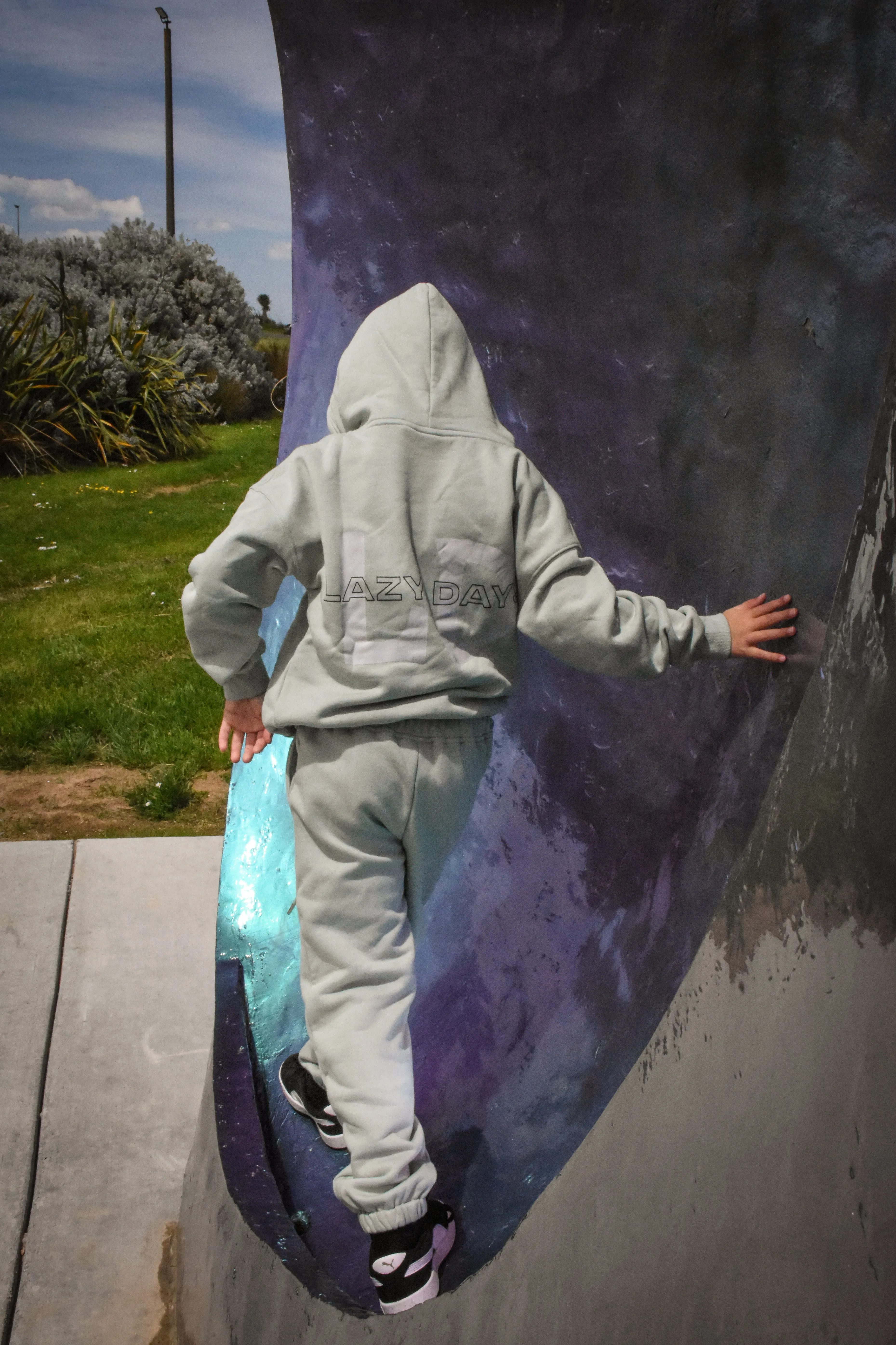 Junior LAZY DAYS Track pants GREEN