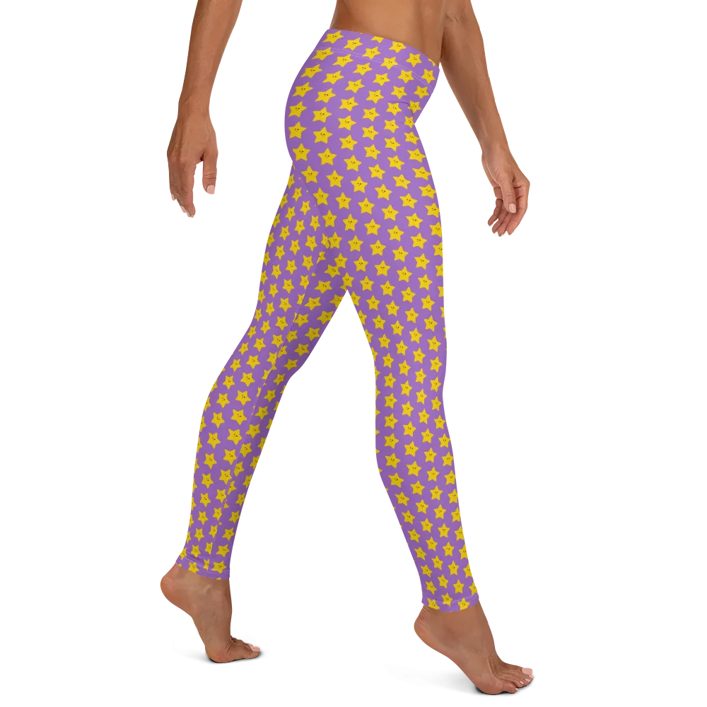 Kawaii Stars Leggings (Women's XS-XL)