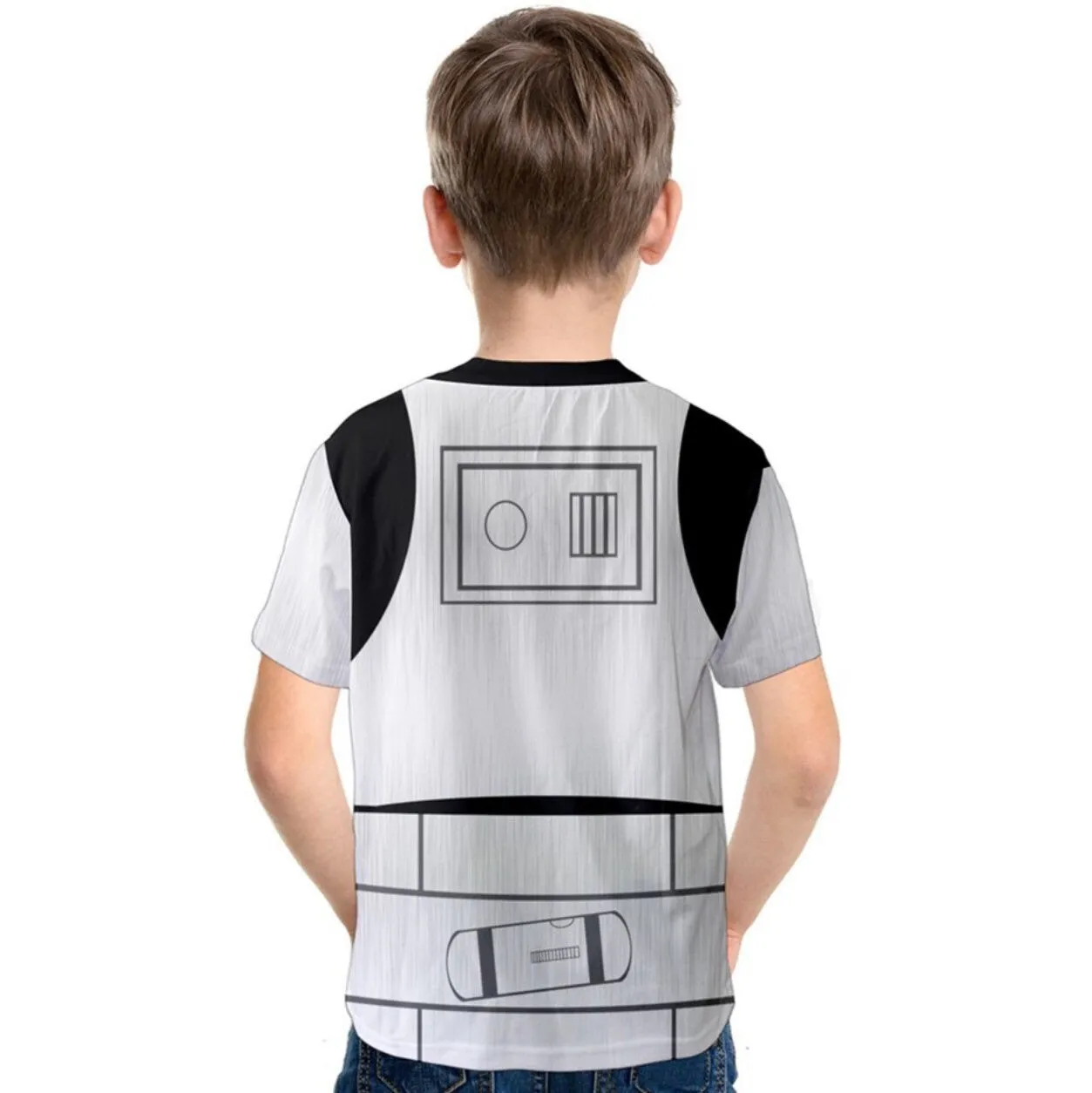 Kids stormtrooper T-Shirt Star wars costume QT306329