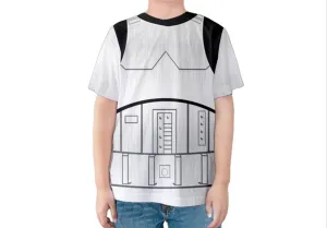Kids stormtrooper T-Shirt Star wars costume QT306329
