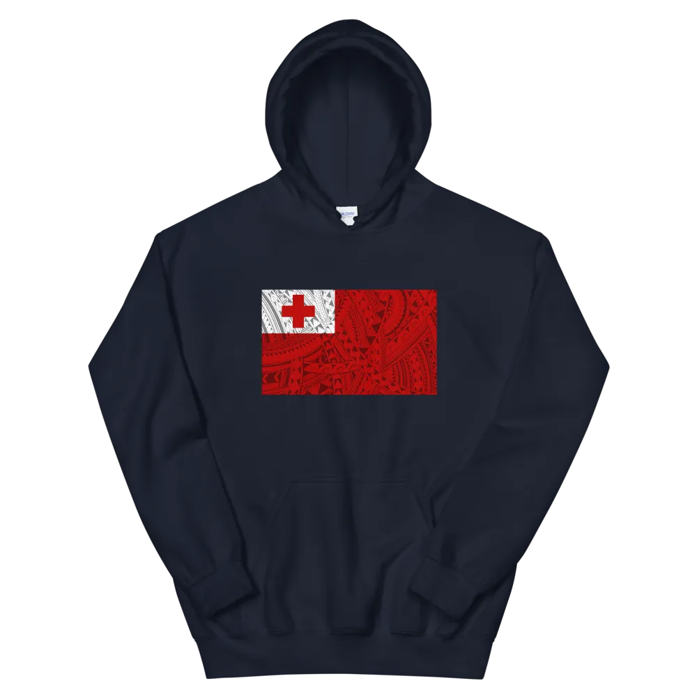 Kingdom of Tonga Flag *ADULT HOODIE*