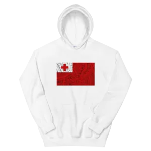 Kingdom of Tonga Flag *ADULT HOODIE*