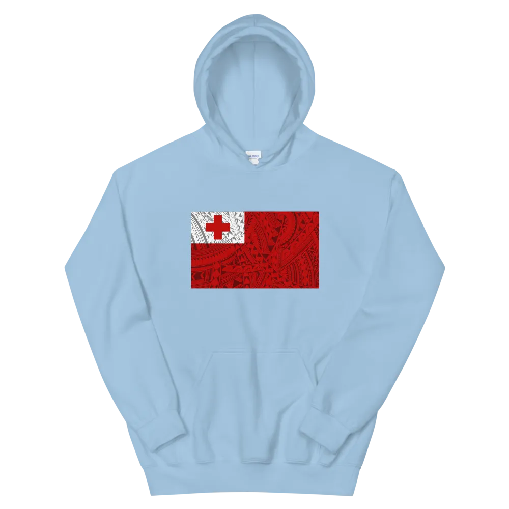 Kingdom of Tonga Flag *ADULT HOODIE*