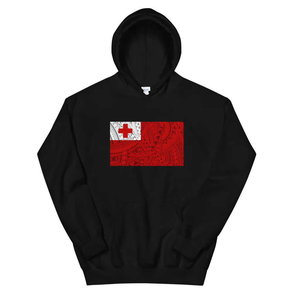 Kingdom of Tonga Flag *ADULT HOODIE*