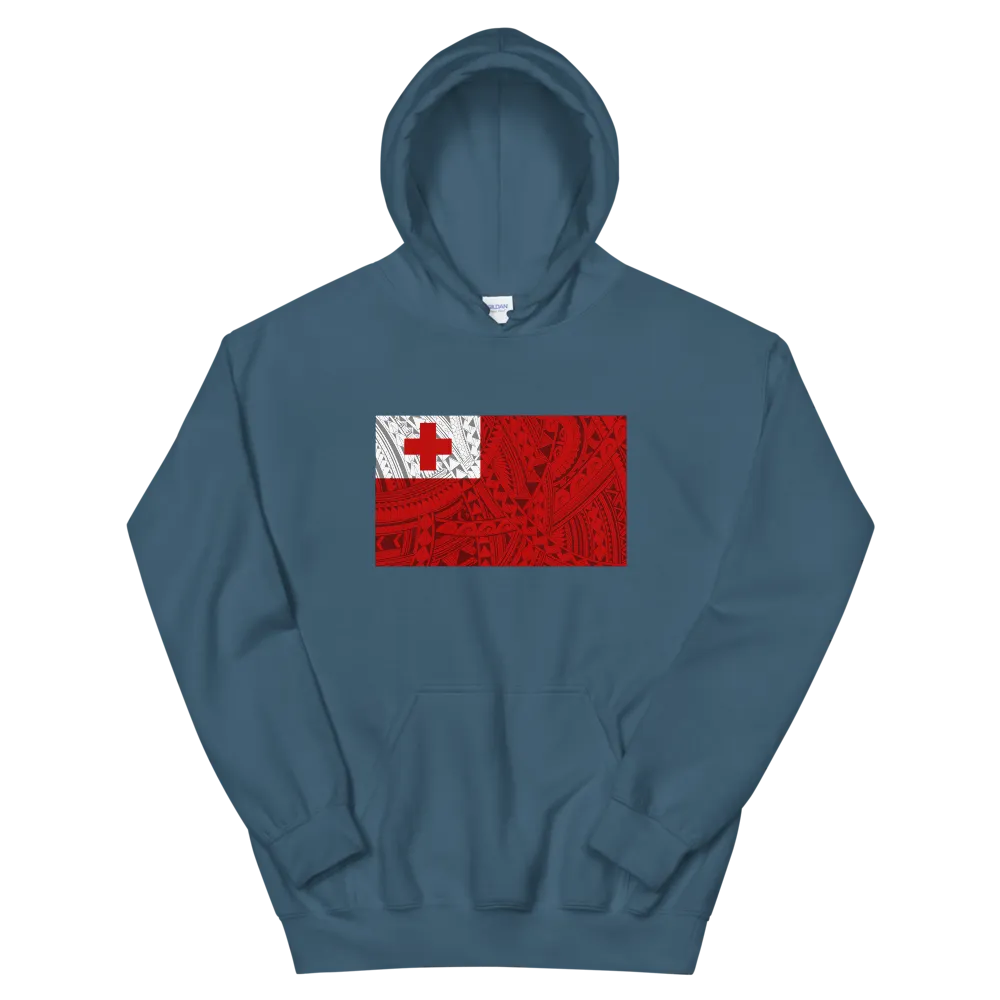 Kingdom of Tonga Flag *ADULT HOODIE*