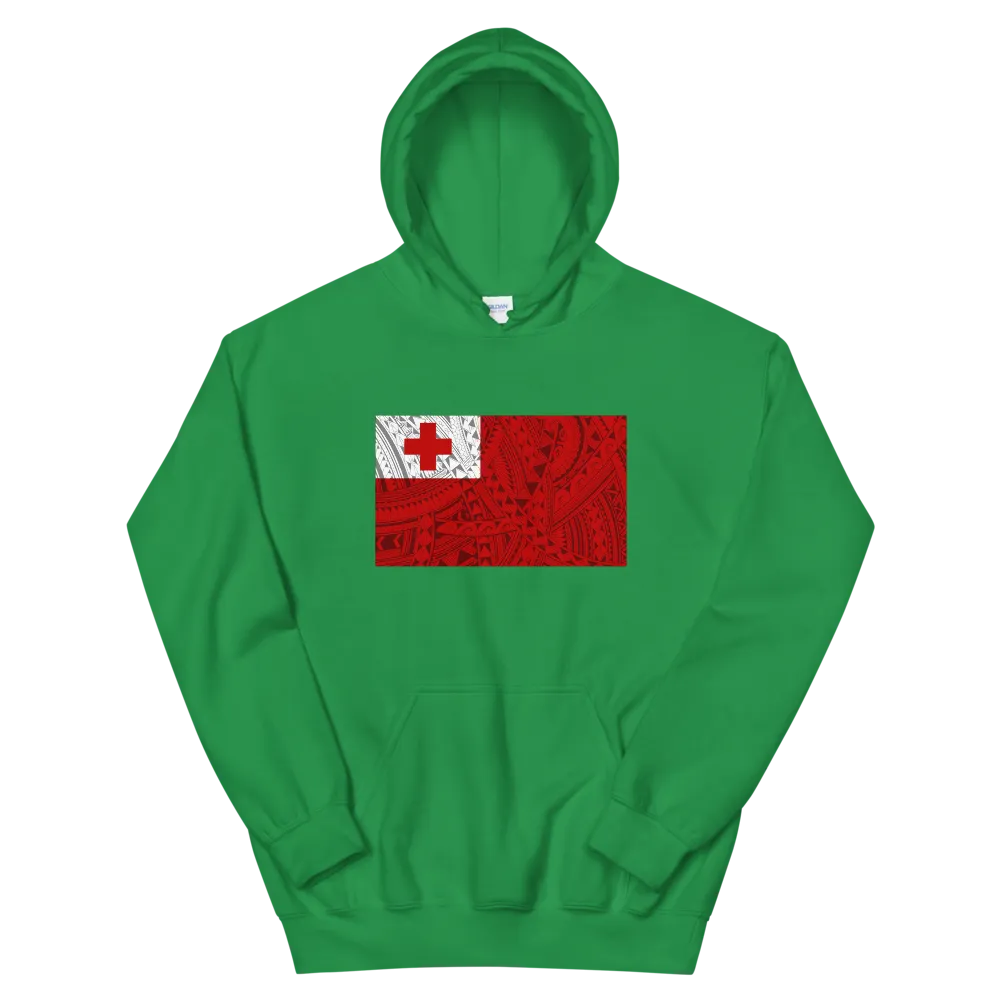Kingdom of Tonga Flag *ADULT HOODIE*