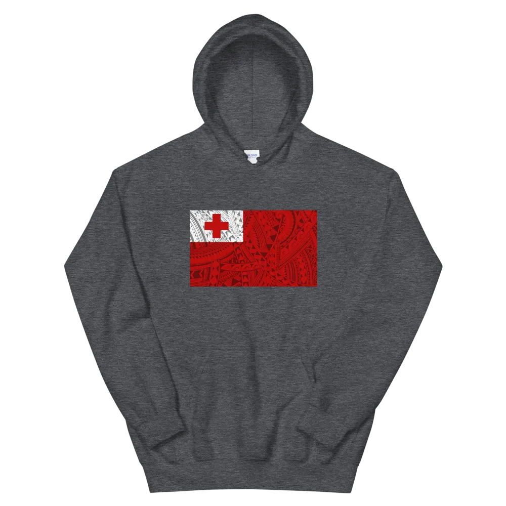 Kingdom of Tonga Flag *ADULT HOODIE*