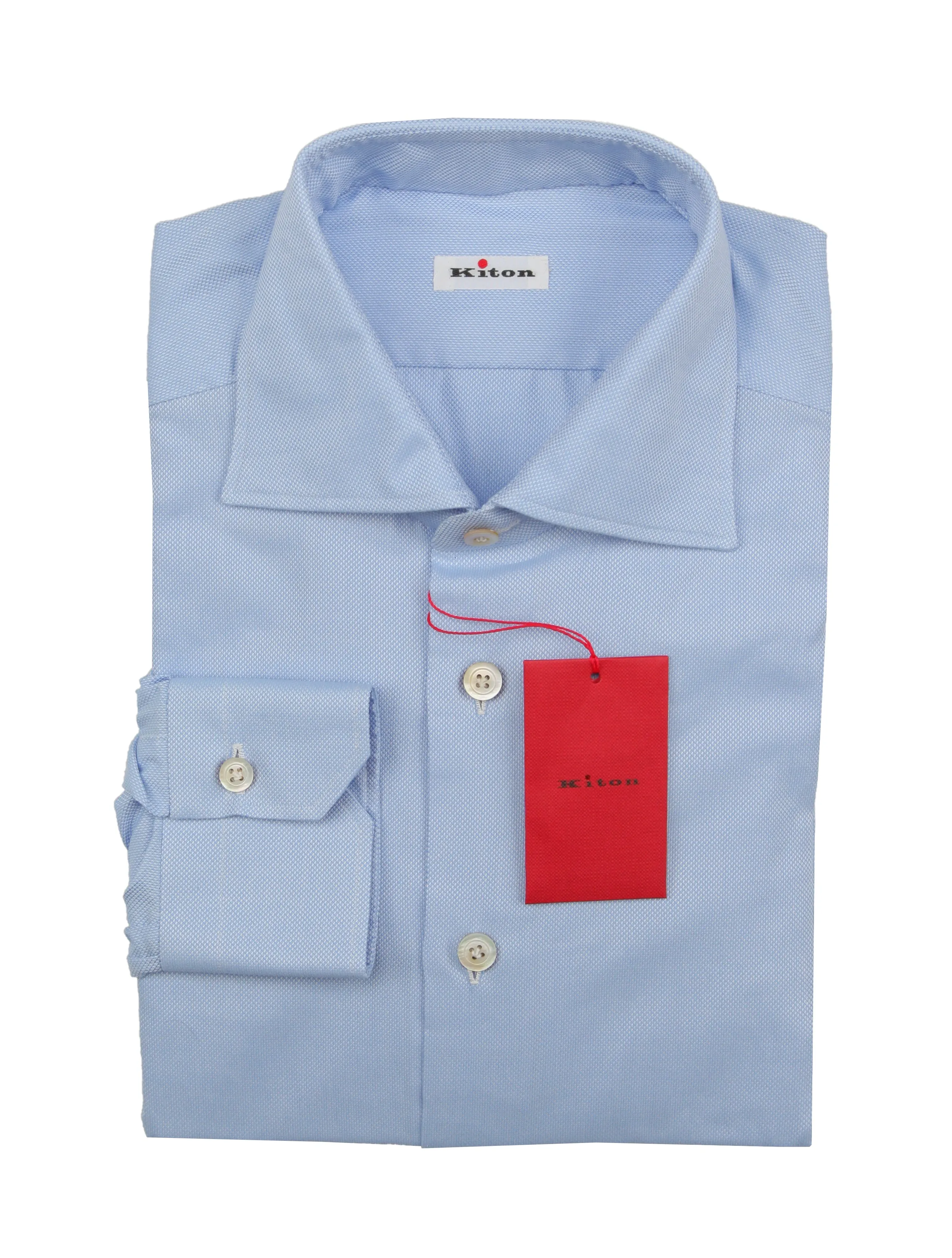 Kiton Light Blue Shirt - Slim