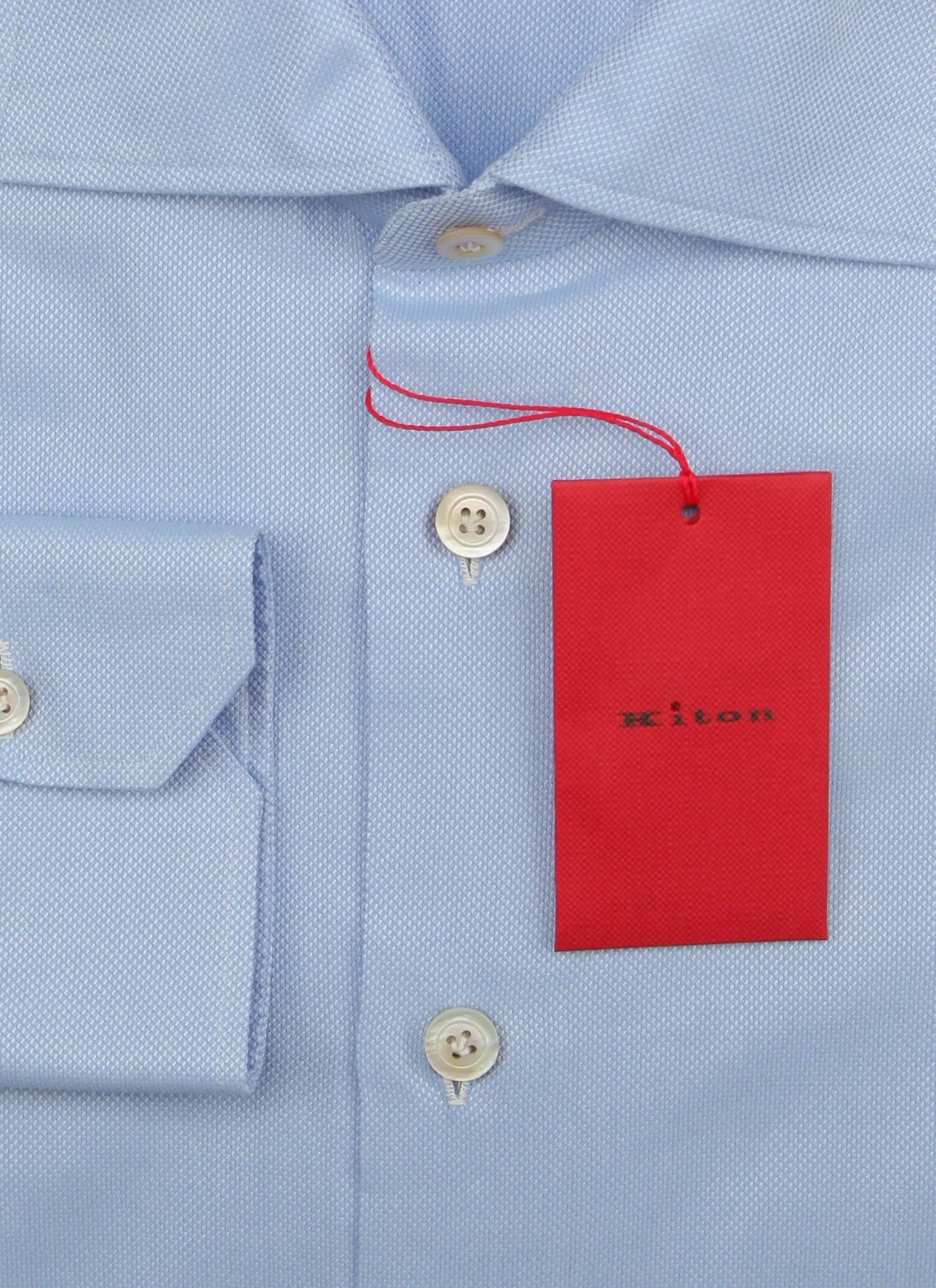 Kiton Light Blue Shirt - Slim