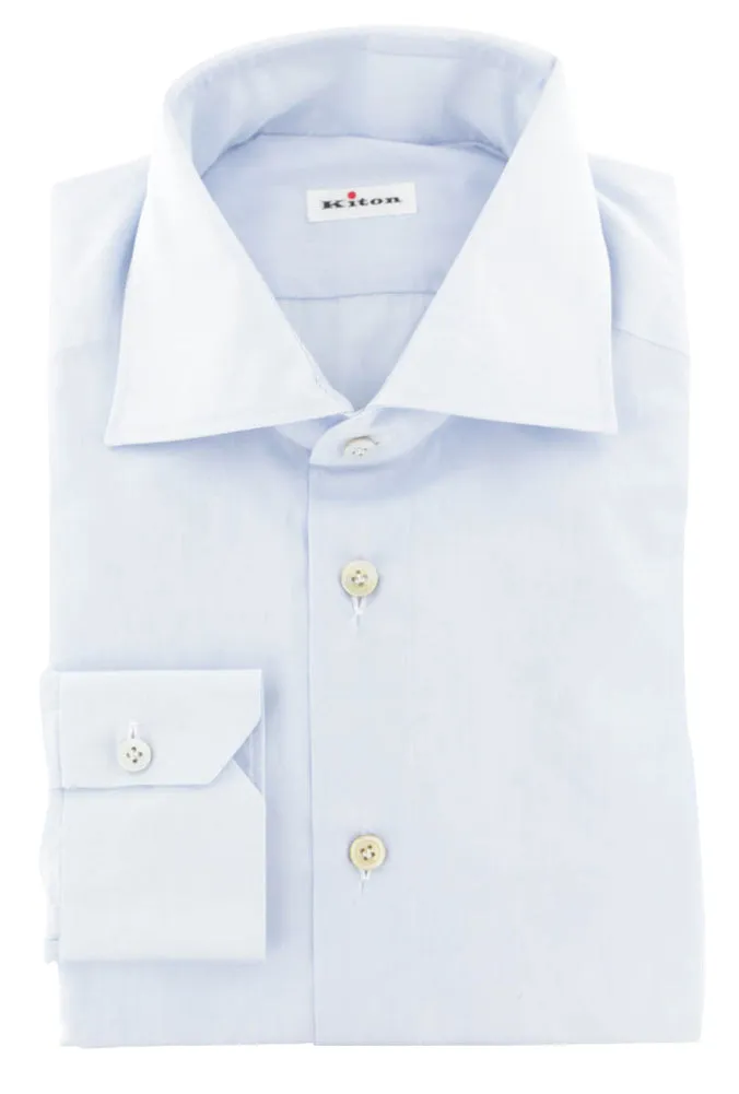 Kiton Light Blue Shirt - Slim