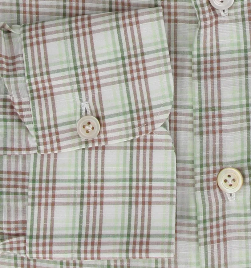 Kiton Light Green Shirt - Slim