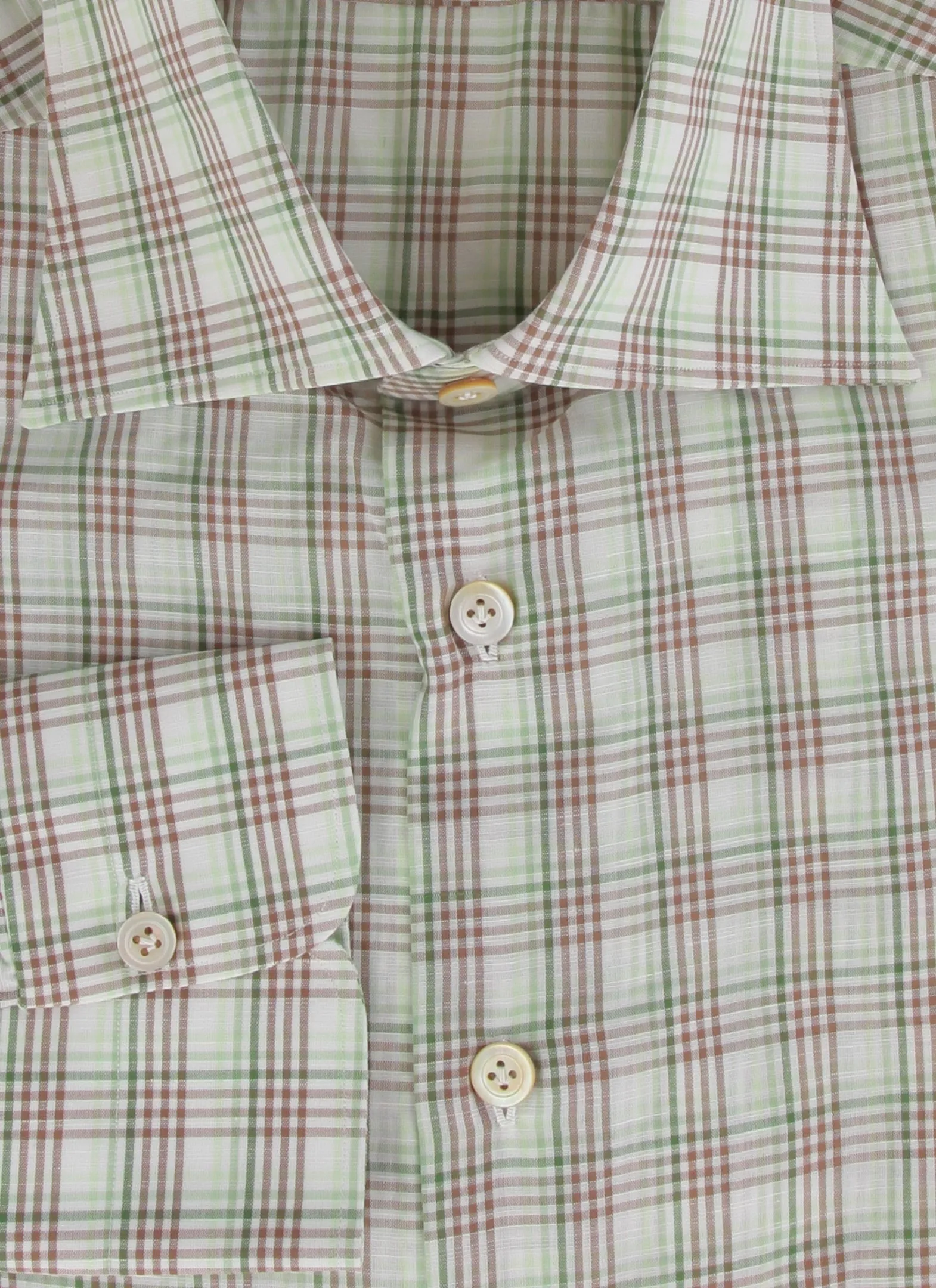 Kiton Light Green Shirt - Slim