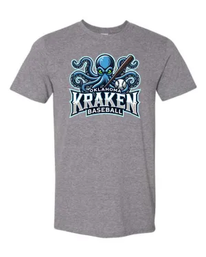 Kraken Full Logo GREY Shirts