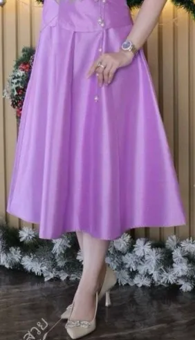 Laos/Thai Traditional Silk Skirt, 6 Colors, Available in 6 Sizes Style #37SK Skirts - Elegant Thai Skirts