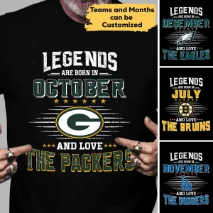 Legends Are Born In Shirt - Customized shirt