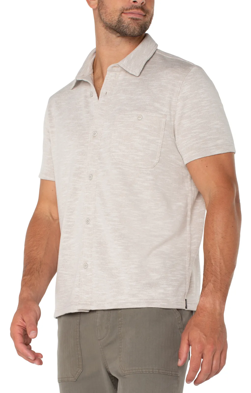 LG854LG7-Men's SS Button up Shirt